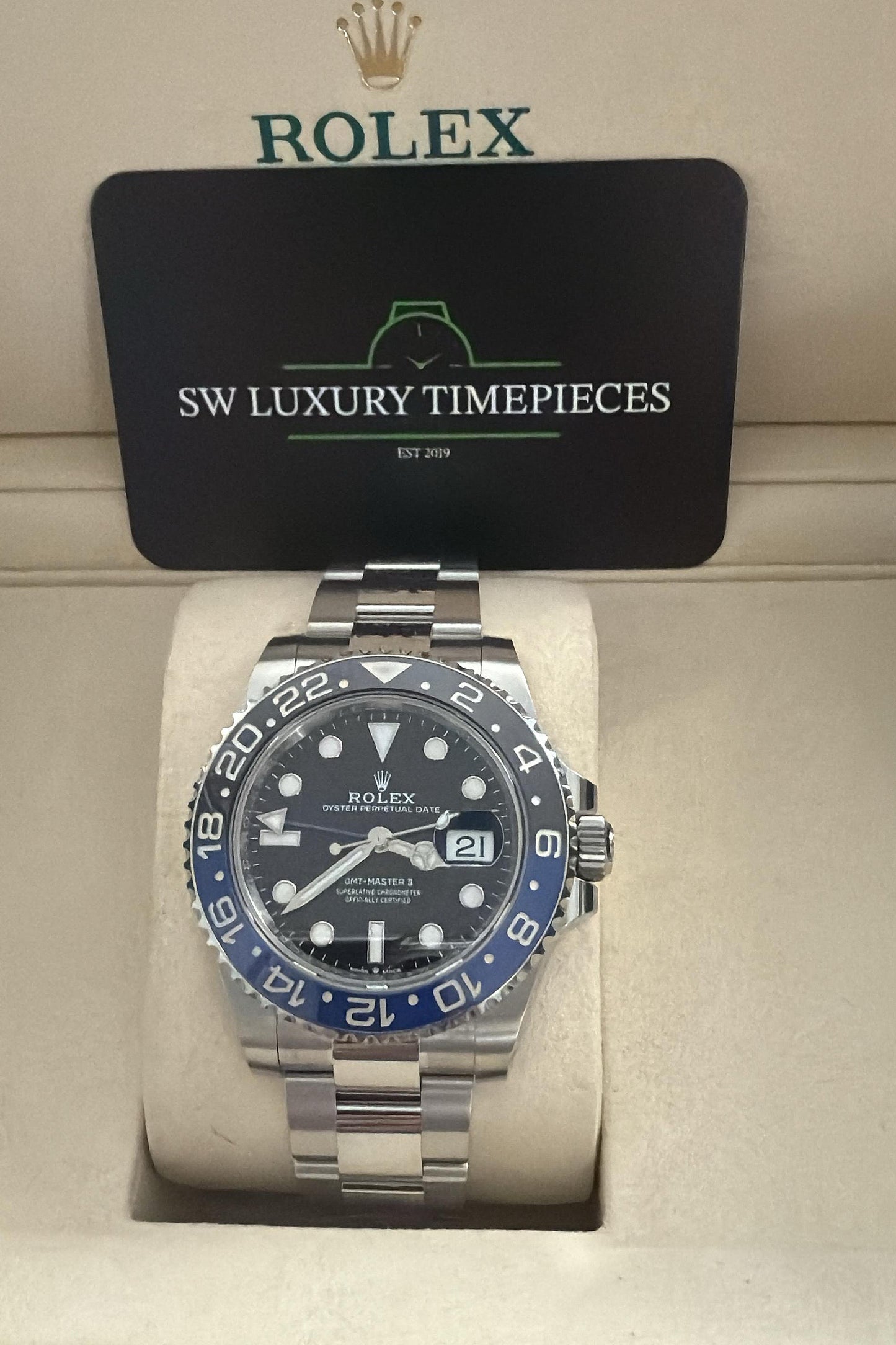 Rolex GMT Master II 'Batman"