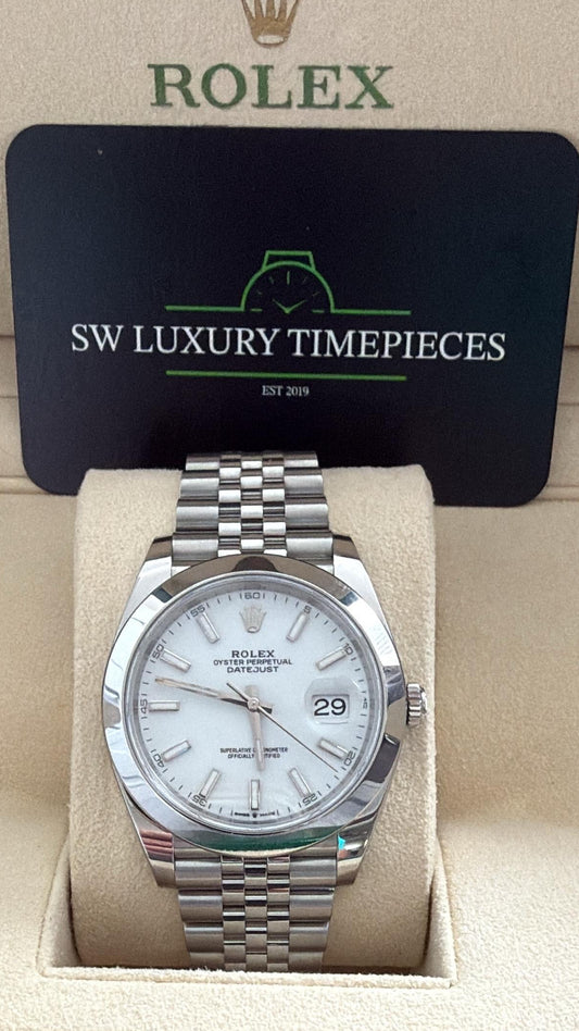 Datejust 41 ‘White dial’